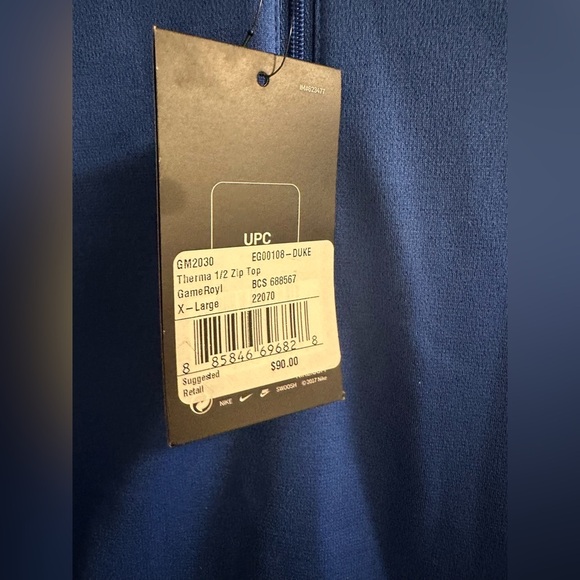 Nike Blue Duke University Pullover - Picture 3 of 8